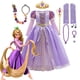 thumbnail image 2 of Disfraz de Rapunzel de Disney para niños, vestido de baile para niña, vestido de carnaval de fantasía para fiesta, ropa para niños de 3 a 8 años, Cosplay de princesa, 2 of 4