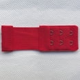 thumbnail image 4 of opvise Bra Extender 3 Rows 2 Hooks Adjustable Universal Brassiere Band Extension Straps Red, 4 of 8