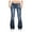 Navy, variant on Women Jeans High Waist Women's Pull on Waist Smoother Bootcut,Blue S