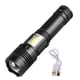 thumbnail image 2 of Linterna telescópica con zoom P90 COB para uso doméstico, exterior, conducción nocturna, linterna de largo alcance, 2 of 2