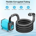 thumbnail image 5 of POPOSOAP 12-Inch 304 Stainless Steel Pond Waterfall Spillway Kit with LED Lights, 660GPH Pump and 9.8ft Tubing, Complete Waterfall Filter System, 5 of 9