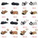 thumbnail image 4 of Moyic Dormir Perro Nevera Pegatina Bulldog Francés Mini Toy Imán Decor Novel Decoración del hogar Negro Escribe un Moyic JJ9742-01, 4 of 6