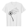 thumbnail image 6 of Busydd Womens T Shirts Fashion Print Short Sleeve Summer Tops Casual Round Neck Graphic Tees for Women Comfortable Versatile Going Out T-Shirts M, 6 of 6