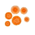 thumbnail image 4 of BalsaCircle 6 Pieces 12" 16" 20" Coral Orange Carnations Large Tissue Paper Flowers Wall, 4 of 5