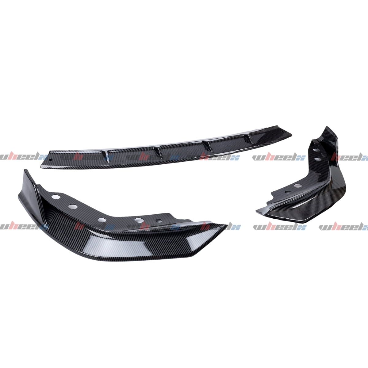 Front Lip Compatible with 2019-2022 BMW G20 G28 330i 330e M340i xDrive M-Sport, Bumper Air Dam Lower Chin Splitter Protection Body Kit Fits for 2019 2020 2021 2022 (Carbon Fiber Pattern)