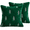 Green, variant on LOMYOLO Christmas Pillow Covers 18x18IN Set of 2,Soft Faux Fur Throw Pillow Case with Embroidered Christmas Tree, Holiday Decorative Pillowcases for Couch Sofa Bed Farmhouse Winter Xmas Decor-WHITE