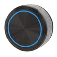 thumbnail image 1 of Guitar Knob, Modern Potentiometer Knob Black Plate Blue Line Aluminum With Wrench For Replacement, 1 of 8