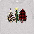 thumbnail image 4 of Inktastic Three Christmas Trees in Plaid and Leopard Print Boys or Girls Baby T-Shirt, 4 of 5