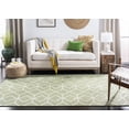 thumbnail image 3 of Safavieh Dhurries Addison Geometric Area Rug, Sage/Ivory, 5' x 8', 3 of 11
