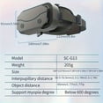 thumbnail image 5 of VR Headset 110° FOV Anti-Blue Light HD Lens for 4.7-6.8 Inch Smartphones, 5 of 7