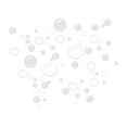 thumbnail image 2 of Bubbles Circle Removable Wallpaper Bathroom Window Wall Home DIY PVC Sticker Home DIY PVC Decals, 2 of 6