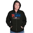 thumbnail image 3 of Dominican Republic Caribbean Dream DR Zip Up Hoodie Men's Women's Brisco Brands S, 3 of 5
