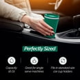 thumbnail image 7 of Copco Cone 16oz Insulated Travel Mug with Handle, Double Wall, Slide-Closure Lid, BPA-Free, Microwave & Dishwasher Safe, Reusable Plastic Travel Coffee Tumbler - Portable Coffee Cup (Hunter Green), 7 of 7
