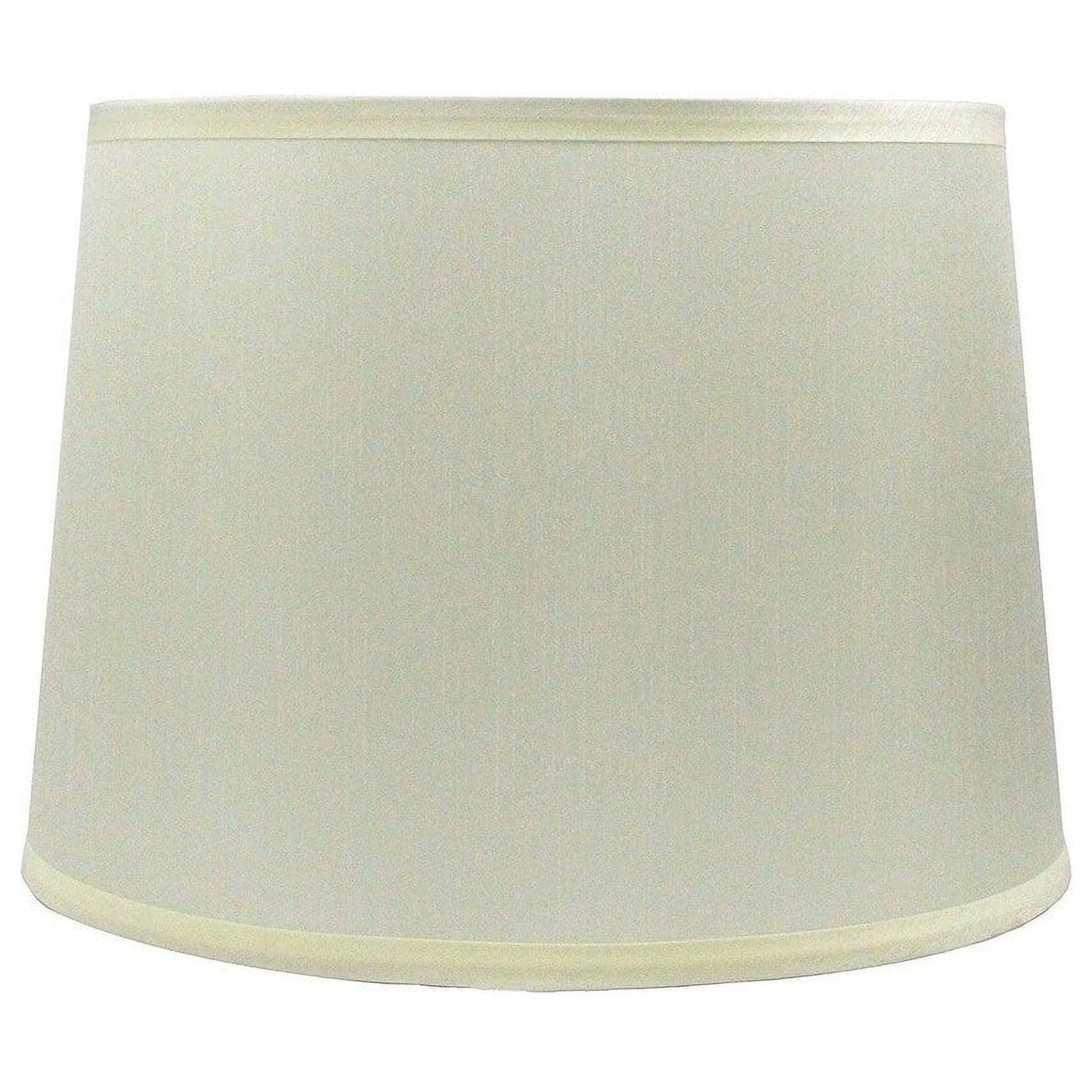 Urbanest French Drum Faux Silk Lamp Shade, 10x12x8.5", Burgundy