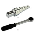 thumbnail image 4 of Eigraketly Llave de trinquete de acero al carbono ampliamente aplicable para bombeo de válvulas - Llave de trinquete de desmontaje resistente y Herramientas manuales y eléctricas HT24902-1/2 carraca, 4 of 6