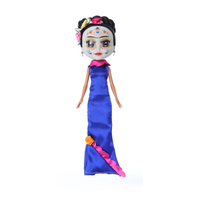 Muñeca Fashion Catrina Frida de mis amores incluye dos mascotas Fulang Chang y Sr. Xolotl PPM Toys 55203
