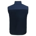 thumbnail image 3 of Men's Cutter & Buck  Navy St. John's Red Storm Big & Tall Cascade Eco Sherpa Fleece Full-Zip Vest, 3 of 3