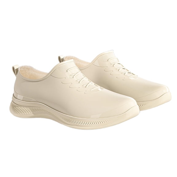 Rain Boots Women,Rain Shoes Outdoor Low Heel Casual Comfortable Walking Hiking Camping Daily,Womens Rain Boots,White,7