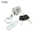 thumbnail image 3 of Uxcell Cam Lock 16mm Cylinder Length 48mmx2mm Cam Nut-on Type Keyed Different 2Pack, 3 of 6