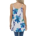 thumbnail image 4 of Camisetas sin mangas de verano para mujer a la moda, camiseta sin mangas plisada de corte bajo con tirantes finos, chaleco holgado holgado Pompotops lopia993008, 4 of 6