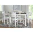 thumbnail image 3 of Linon Ashfield Dining Chairs, Set of 2, White Finish, 3 of 9