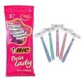 thumbnail image 4 of BIC Women's Twin Lady 5+ 1 Blade Disposable Razor, 3 Pack (18 Counts), 4 of 4