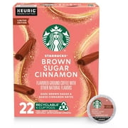 Starbucks Brown Sugar Cinnamon, Naturally Flavored K-Cup Coffee Pods, 22 Count K Cups