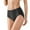 Black, variant on Sngxgn Womens Underwear Cotton Briefs High Waisted Panties(Green,XXL)