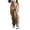 Khaki, variant on CAICJ98 Wide Leg Pants for Women Women's Velvet Elastic Waist Wide Leg Long Pants Comfy Soft Solid Loose Fit Trousers Khaki,S