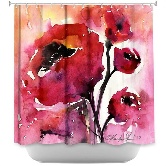 Shower Curtains - DiaNoche Designs - Floral 17