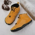 thumbnail image 3 of KAQ Barefoot Shoes Men Women Wide Toe Box Winter Minimalist Trail Runner Padded Warm Casual Hiking Cotton Boots Sneakers, 3 of 7