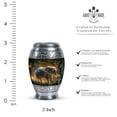 thumbnail image 2 of SUBSH Elephant Urn - Cremation Urns for Women - Cremation Container - Mini Urn - Small Urn Dad - Urns for Human Ashes Adult Female Mom (Size-3inch,1pcs), 2 of 2