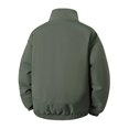 thumbnail image 3 of Men Puffer Jackets Thickened Warm Stand Collar Bubble Coat Long Sleeve Zip Up Parka Outdoor Windproof Down Outwear, 3 of 6