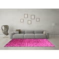 thumbnail image 3 of Ahgly Company Indoor Rectangle Abstract Pink Contemporary Area Rugs, 7' x 10', 3 of 4