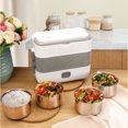 thumbnail image 3 of Boîte à Lunch Chauffante Électrique 200w Portable Multifonctionnelle Bento Contenant Alimentaire avec Poignée, 3 of 9