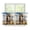 Artistic Painted War Horse Pattern, variant on Gray Horse Fall Print Room Darkening Window Valance Curtains, 2 Panels Easy Rod Pocket Install Thermal Polyester Blackout Drapes for Home Decor Kitchen