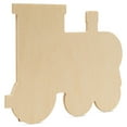 thumbnail image 2 of Train Wood Cutouts 12-inch, Pack of 1 Unfinished Wood Crafts Blank, Wooden Shapes for Crafts & Party Decor, by Woodpeckers, 2 of 6
