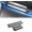 Carbon Fiber Pattern, variant on Car Door Sill Protector Guard Trims Compatible with Lamborghini Urus 2018-2023/Urus SE,Real Carbon Fiber Door Sill Guards Protector Kit Cover Car Accessories (Matte Black)