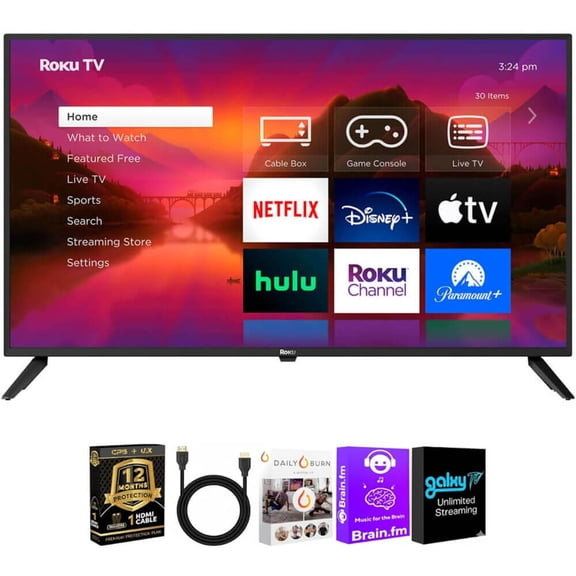 Roku 32R2A5RKIT1 32 inch Class Select Series 720p HD Smart TV WiFi OS Voice Remote Streaming Television Netfli