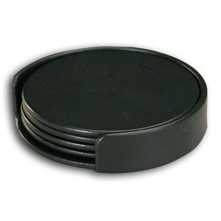 Dacasso Vercelli Leather Coaster Set