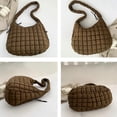 thumbnail image 6 of Soft Quilted Shoulder Crossbody Bag for Women Cloud Hobo Totes Bag Large Purse Dumpling Handbag Pleated Top Handle Bag, 6 of 9