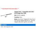 thumbnail image 2 of Tailgate Strut - Compatible with 2002 - 2010 Dodge Ram 2500 2003 2004 2005 2006 2007 2008 2009, 2 of 2