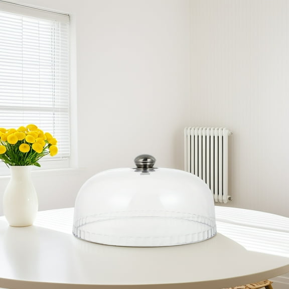 BESTOYARD Cake Cover Dome Plastic Mosquito Proof Home Use 1Pcs
