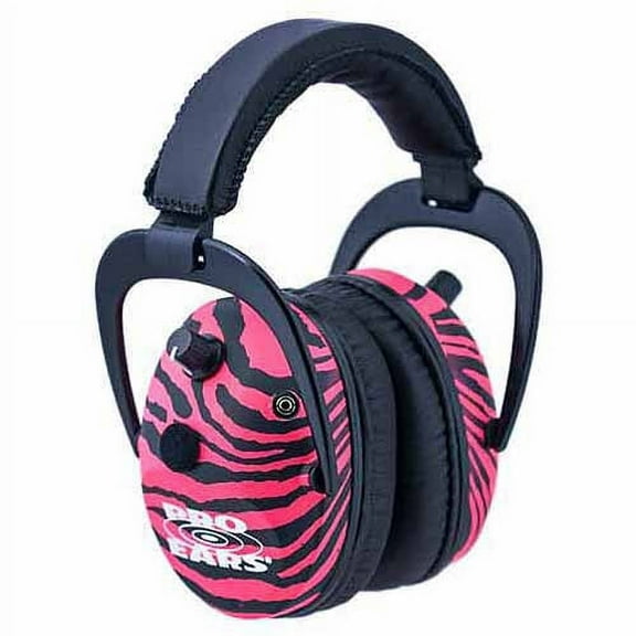 Pro Ears Predator Gold Pink Zebra GSP300PZ