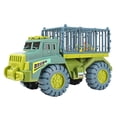 thumbnail image 1 of Juguetes de dinosaurios para niños perfecl transporte de camiones vehículos de transporte coches de juguete animales de juguete Verde, 1 of 8
