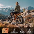 thumbnail image 6 of TST Electric Bike for Adults, 750W Motor, 20"x4" Fat Tire, E Mountain Bike, 48V/15AH UL2849, 6 of 9