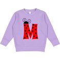 thumbnail image 2 of Inktastic Cute Lady Bug Initial M Toddler Sweatshirt, 2 of 4