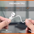 thumbnail image 5 of AirPod Holder for Ears AirPod Accessories Compatible with AirPods 3, 2, 1, Pro, Pro 2, AirPods Ear Hook AirPod Ear Grip Earbud Hooks (White), 5 of 5