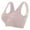 Pink, variant on Aobny Women's Plus Seamless Bras Workout Green Sport Nylon S-5XL Cute Bras,XXXXL