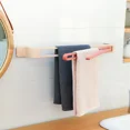 thumbnail image 3 of Toallero autoadhesivo, colgador de toallas montado en la pared, organizador de baño, estante de barra de toalla, gancho de baño, toallitas de cocina colgantes, 3 of 5